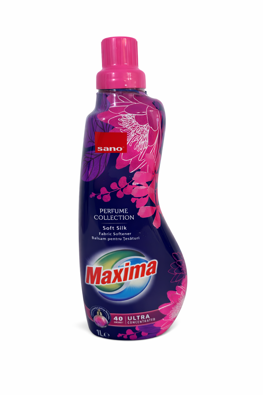 Balsam de rufe Sano Maxima Soft Silk – Parfum intens, 40 spalari, 1L