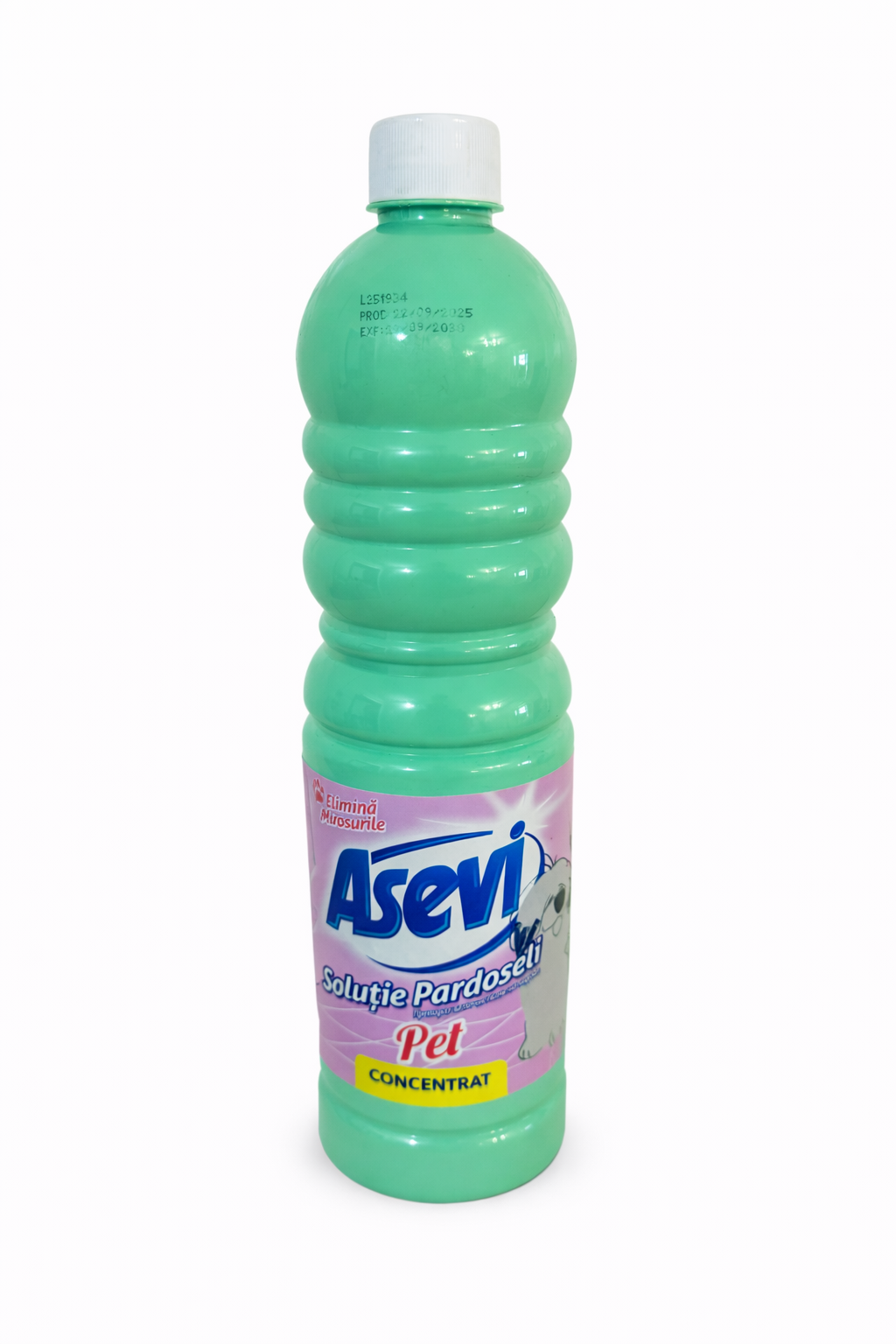 ASEVI Soluție Pardoseli Pet, Concentrat, Elimină Mirosurile 1L