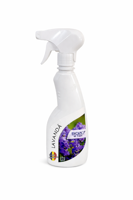 Odorizant cu Pulverizator Lavanda BOZO Air Fresh – Prospetime de Lunga Durata