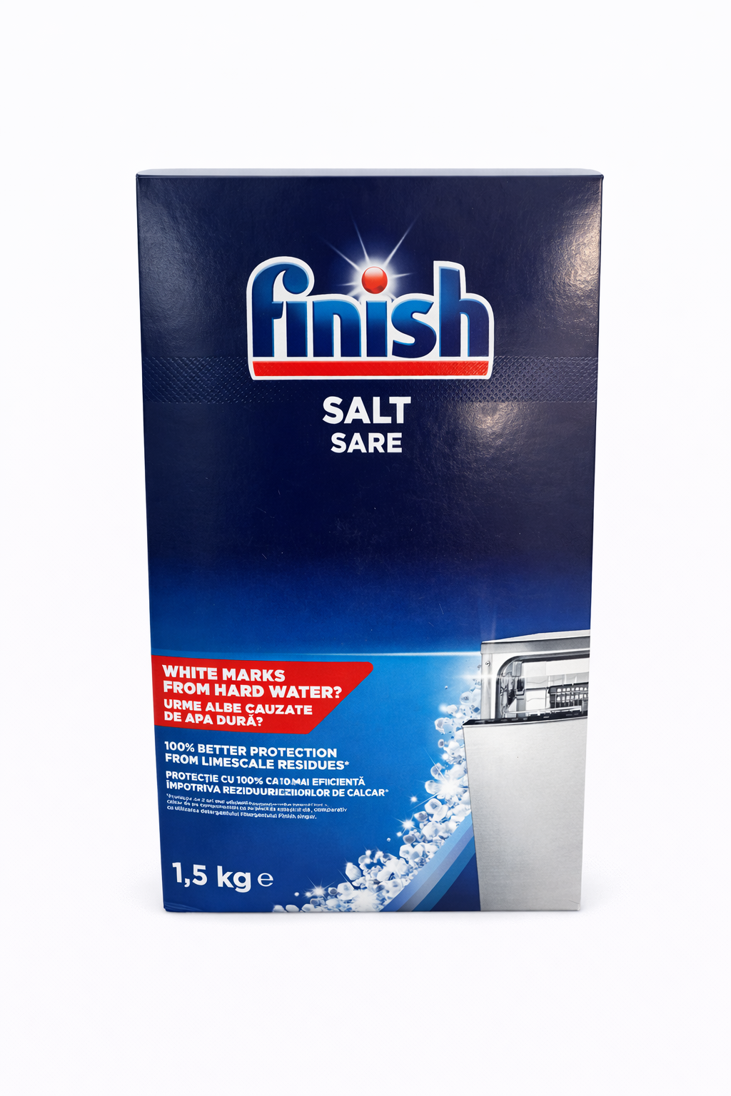 Finish Sare pentru Mașina de Spălat Vase, Protecție Anticalcar, 1,5 kg