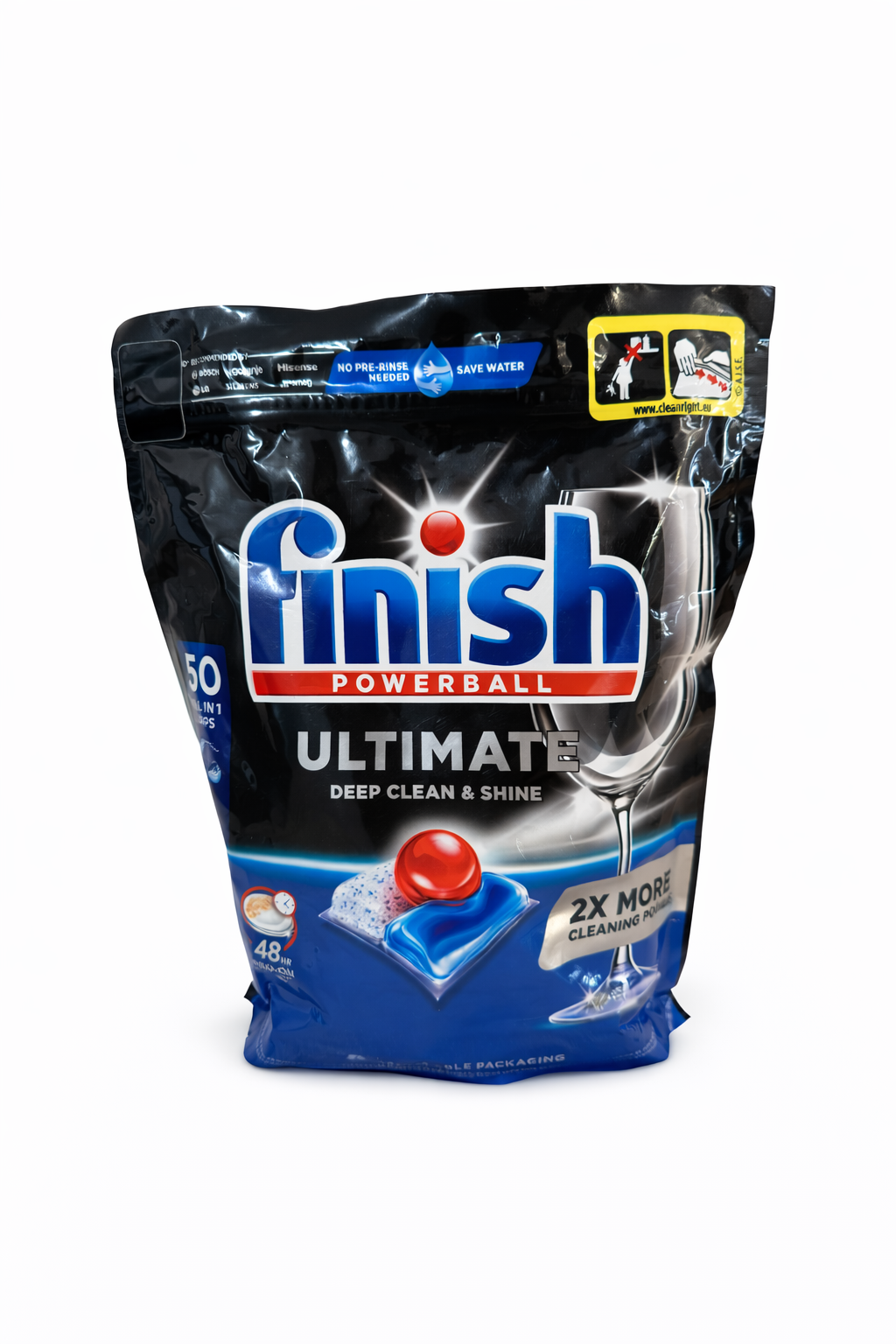 Finish Powerball Ultimate Tablete pentru Mașina de Spălat Vase, 50 buc