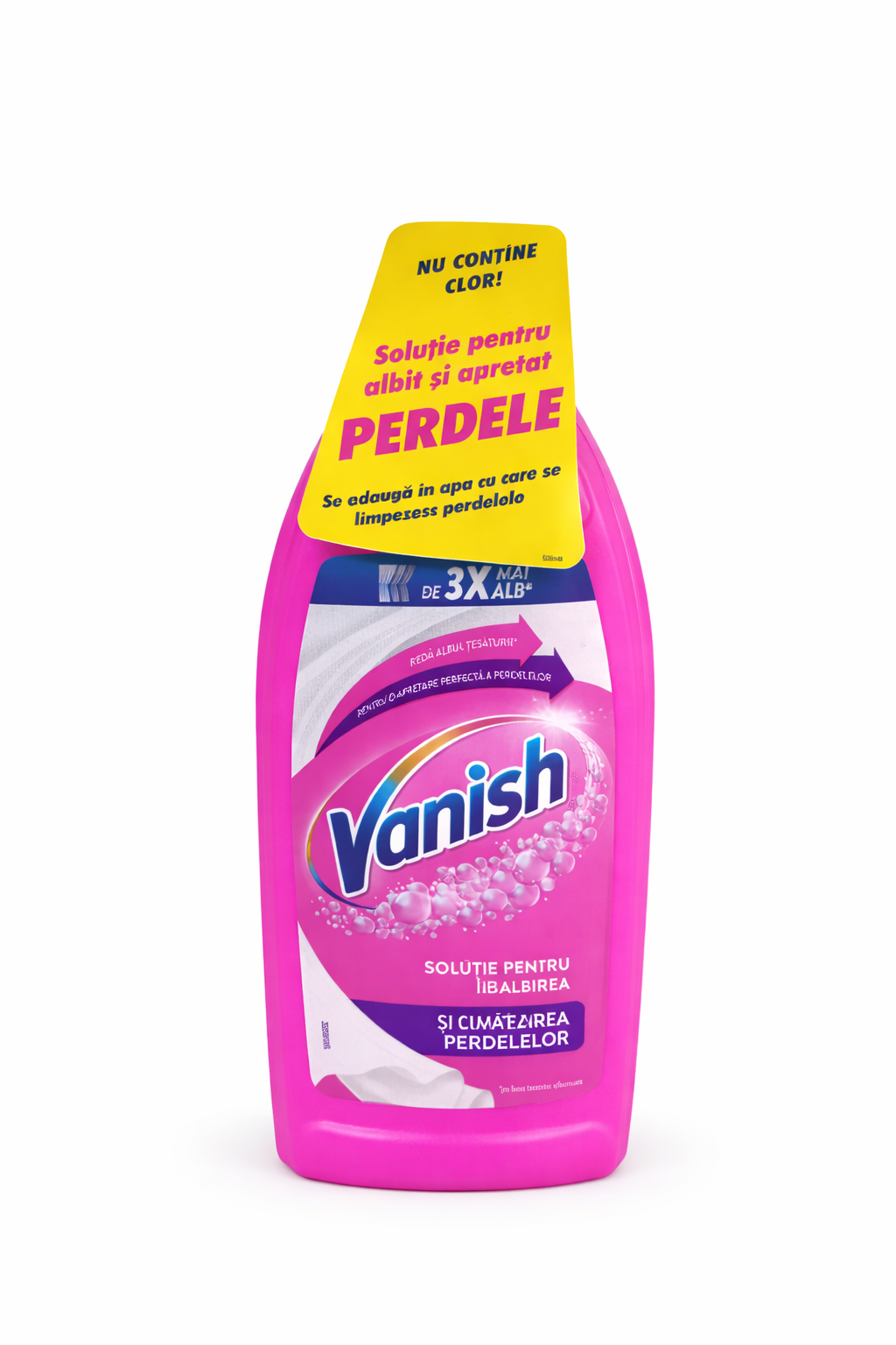 Vanish Soluție pentru Albirea și Curățarea Perdelelor, Fără Clor 500 ml.