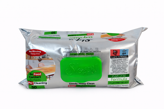 Șervețele Umede Sleepy Universale pentru Curățenie, Fără Clătire, 50 buc