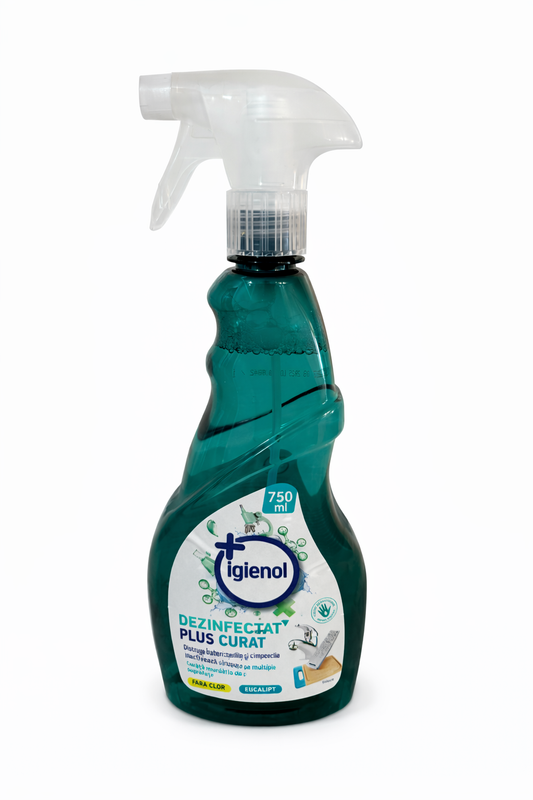 Igienol Dezinfectant Plus Curat, Fără Clor, Eucalipt, 750 ml
