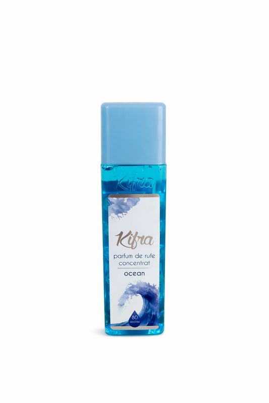 Parfum de rufe concentrat Kifra Ocean – Prospețime marină intensă, 80 spălări